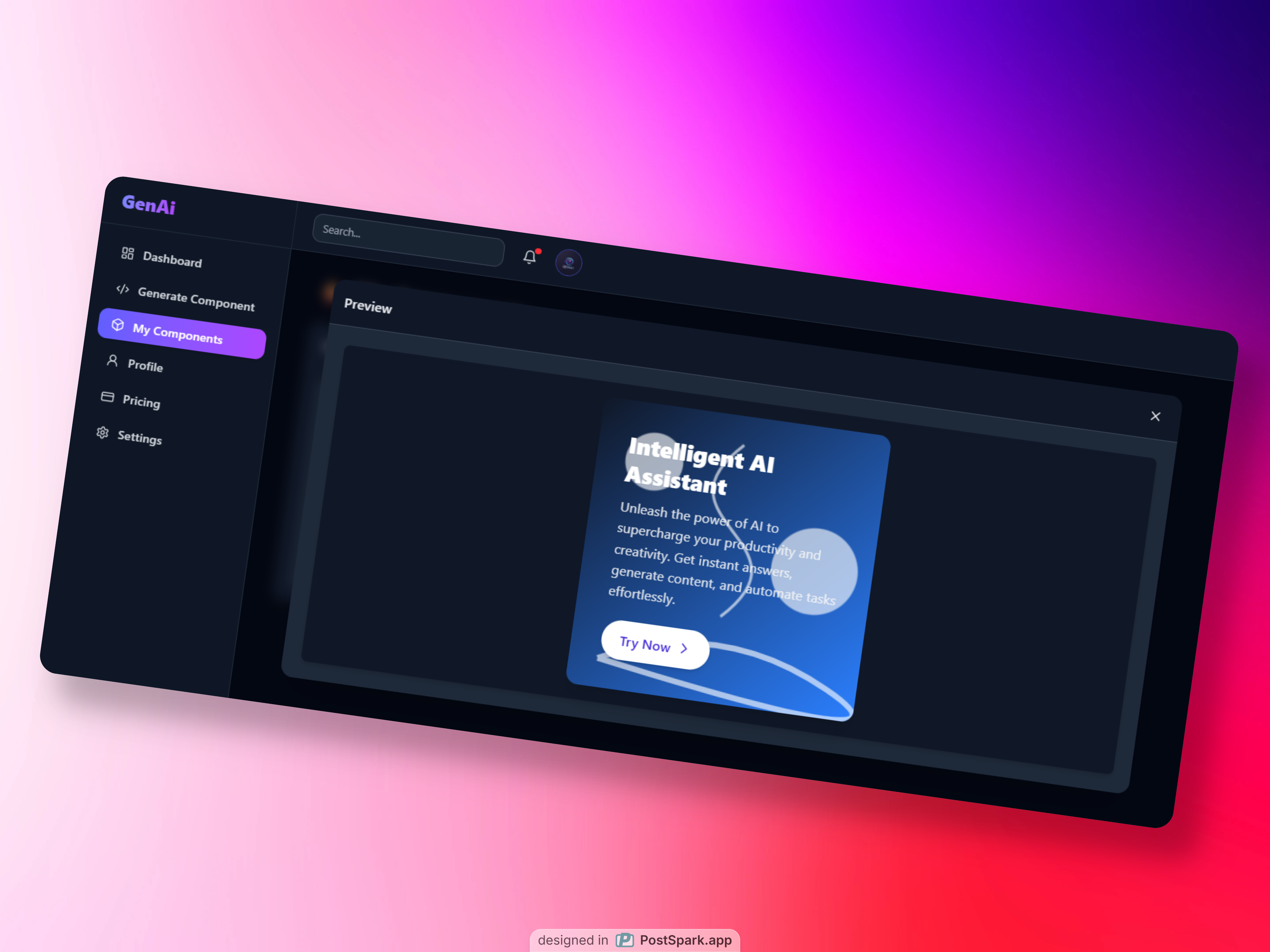 GenAi – AI-Powered Component Generator for Developers