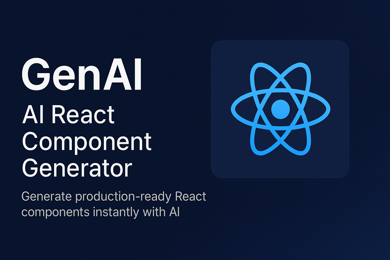 GenAi – AI-Powered Component Generator for Developers